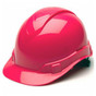 Pyramex #HP46170 RIDGELINE Cap Style Safety Hardhats with 6 point RATCHET Liners – Hot Pink