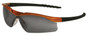 MCR Crews  Dallas Safety Eyewear Orange Frame with Fog Free Smoke Lens