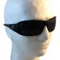 Edge  Brazeau Safety Eyewear Skull Frame with Smoke Lens