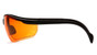 Pyramex  Venture II Safety Eyewear with Orange Lens ~ Side View