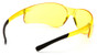 Pyramex Mini Ztek Safety Eyewear with Amber Lens ~ Oblique View