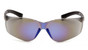 Pyramex Ztek Safety Eyewear with Blue Mirror Lens ~ Front View