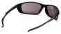 Pyramex  Azera Safety Eyewear with Smoke Lens ~ Oblique View