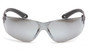 Pyramex  ITEK Safety Eyewear with Silver Mirror Lens ~ Front View