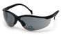 Pyramex Venture II Readers Safety Eyewear with 2.0 Smoke Lens ~ Oblique View