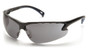 Pyramex  Venture III Safety Eyewear with Fog Free Smoke Lens ~ Oblique View