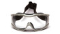 Pyramex Capstone Goggles with Two Straps ~ Front View