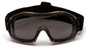 Pyramex Capstone Low Profile Safety Eyewear Goggles with Smoke Lens ~ Front View