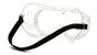 Pyramex Fog-Free Perforated Safety Eyewear Goggles with Fog Free Clear Lens ~ Back View