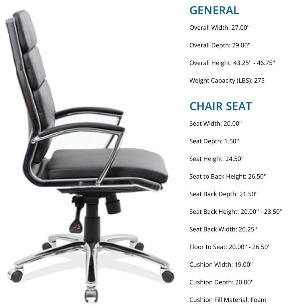 Office Source Merack Collection Segmented Cushion Conference Chair