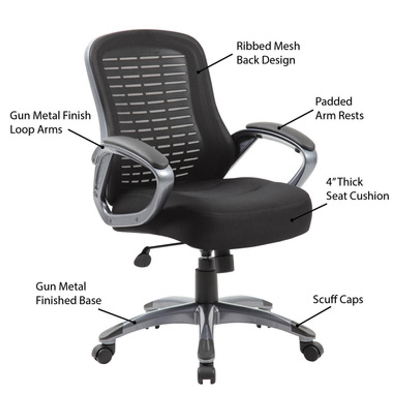 SOMEET Ergonomic Mesh Office Chair with Lumbar Support, High Back