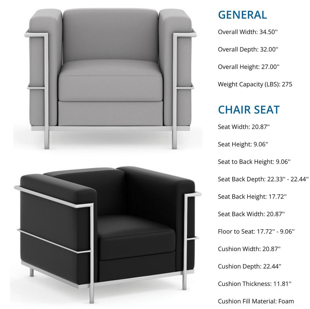 Office Source Madison Collection Antimicrobial Club Chair with