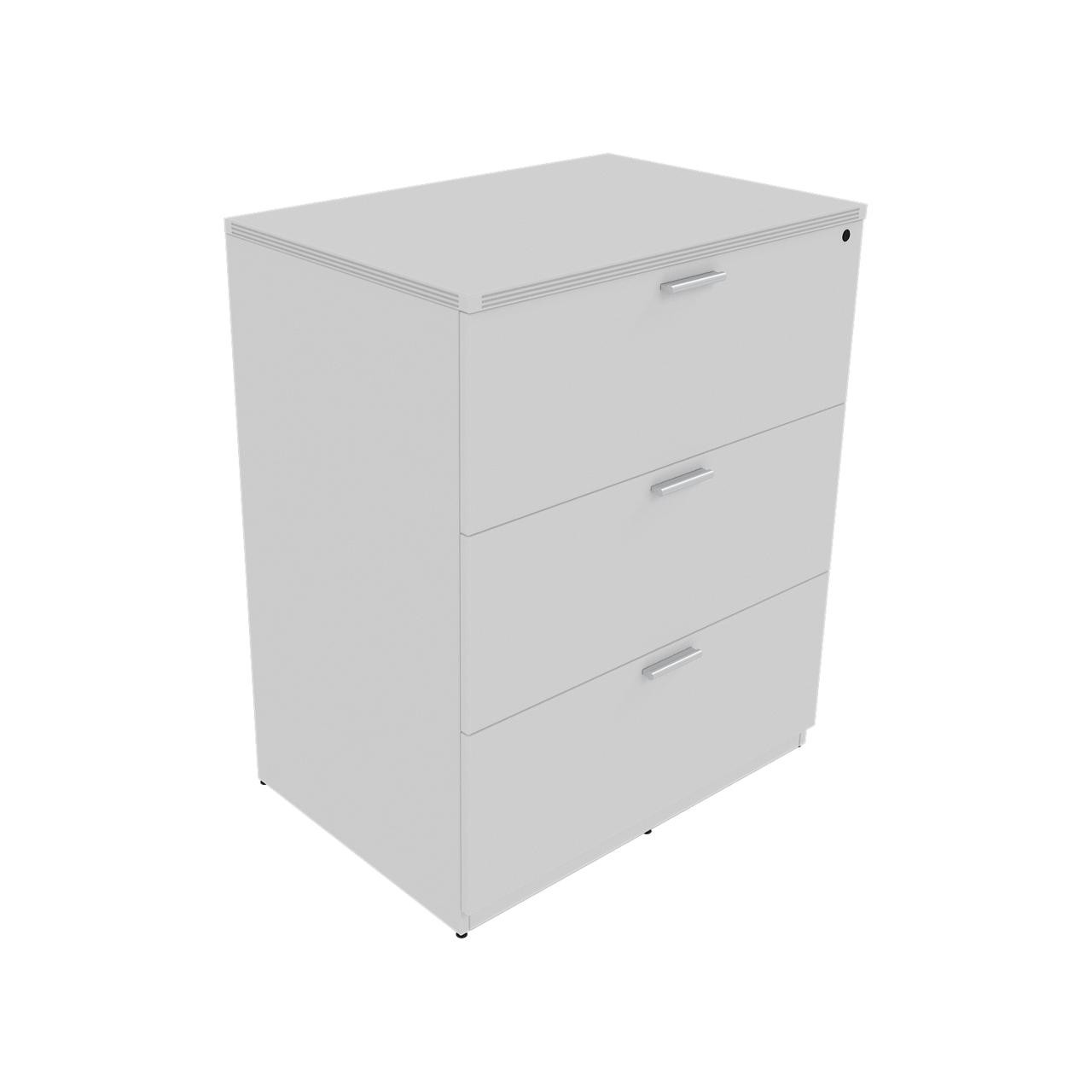 i5 Industries Kai Collection 3 Drawer Lateral Filing Cabinet L36DR3