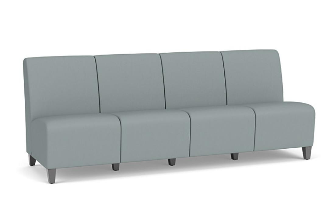 Lesro Siena Collection Armless 4 Seat Sofa SN4102