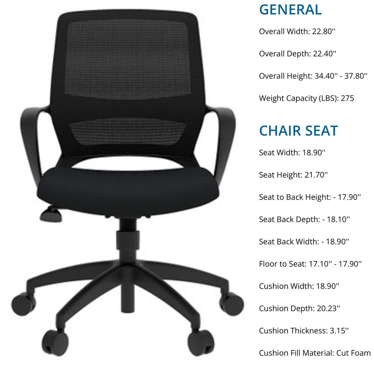 Office Source Orion Mesh Back Conference Chair OSTW8003