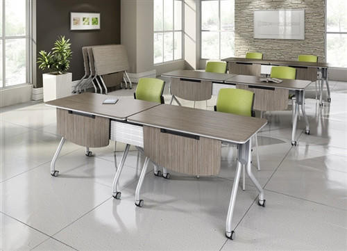 Global Flip-Top Rectangular Bungee Table BX2442RES