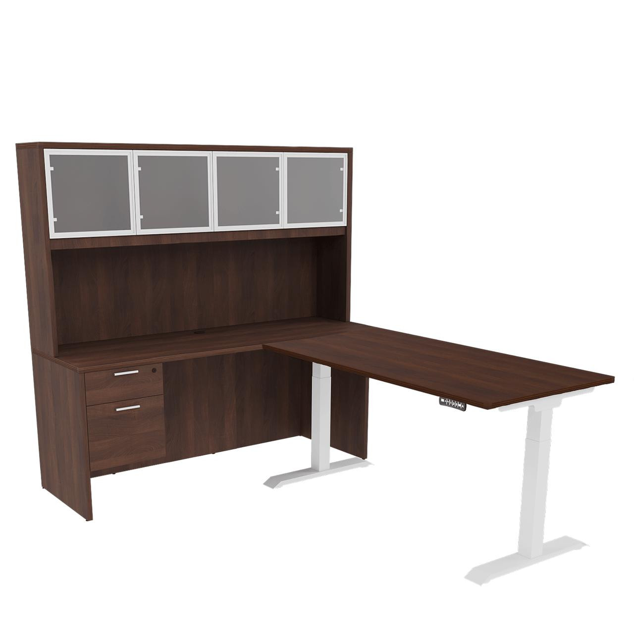 事務机・学習机 Desk and 2 cabinets Amazon.com: Gaming Desk/Computer Desk，Home Office Desk with