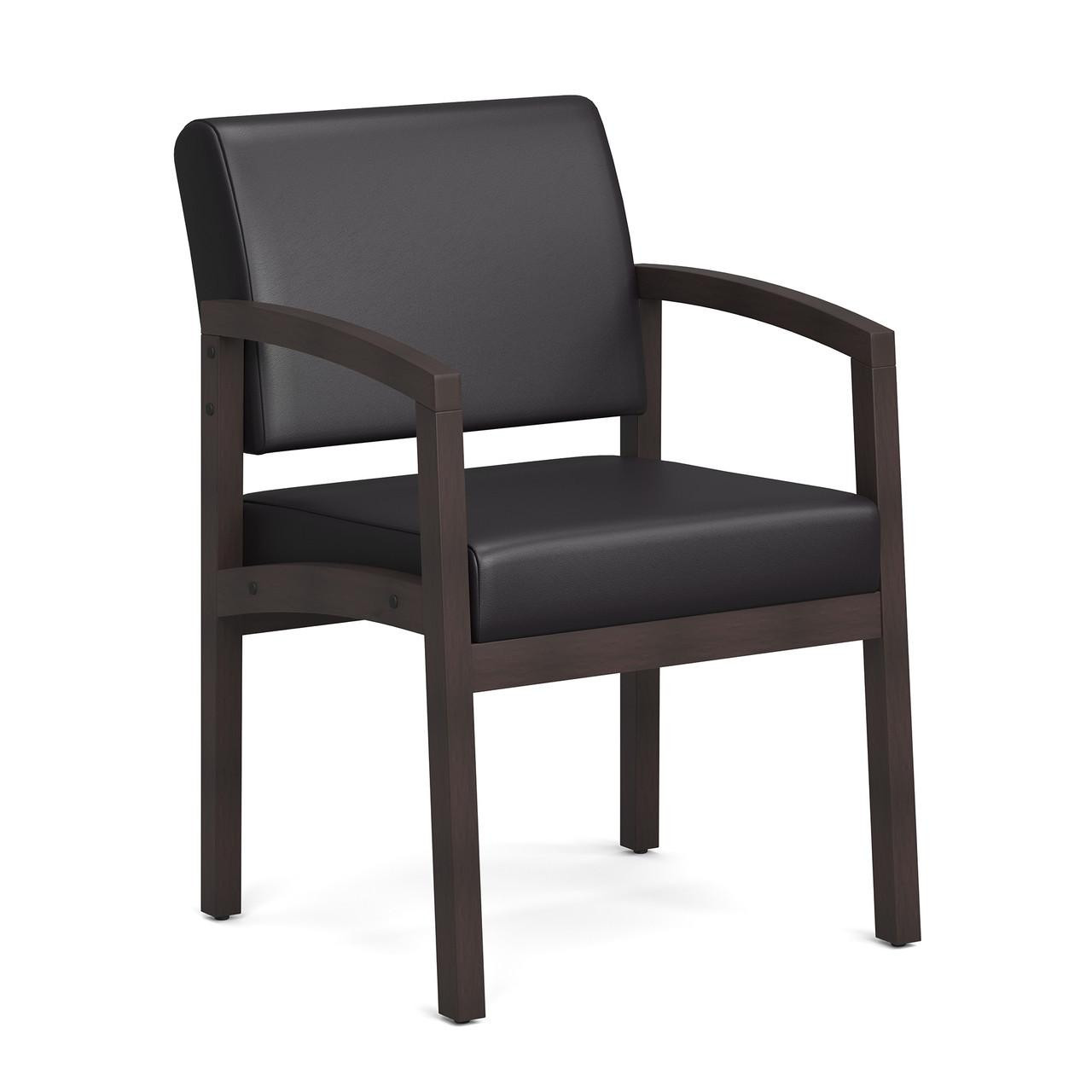 Office Source Baker Collection Wood Guest Chair with Arms OSGS4020