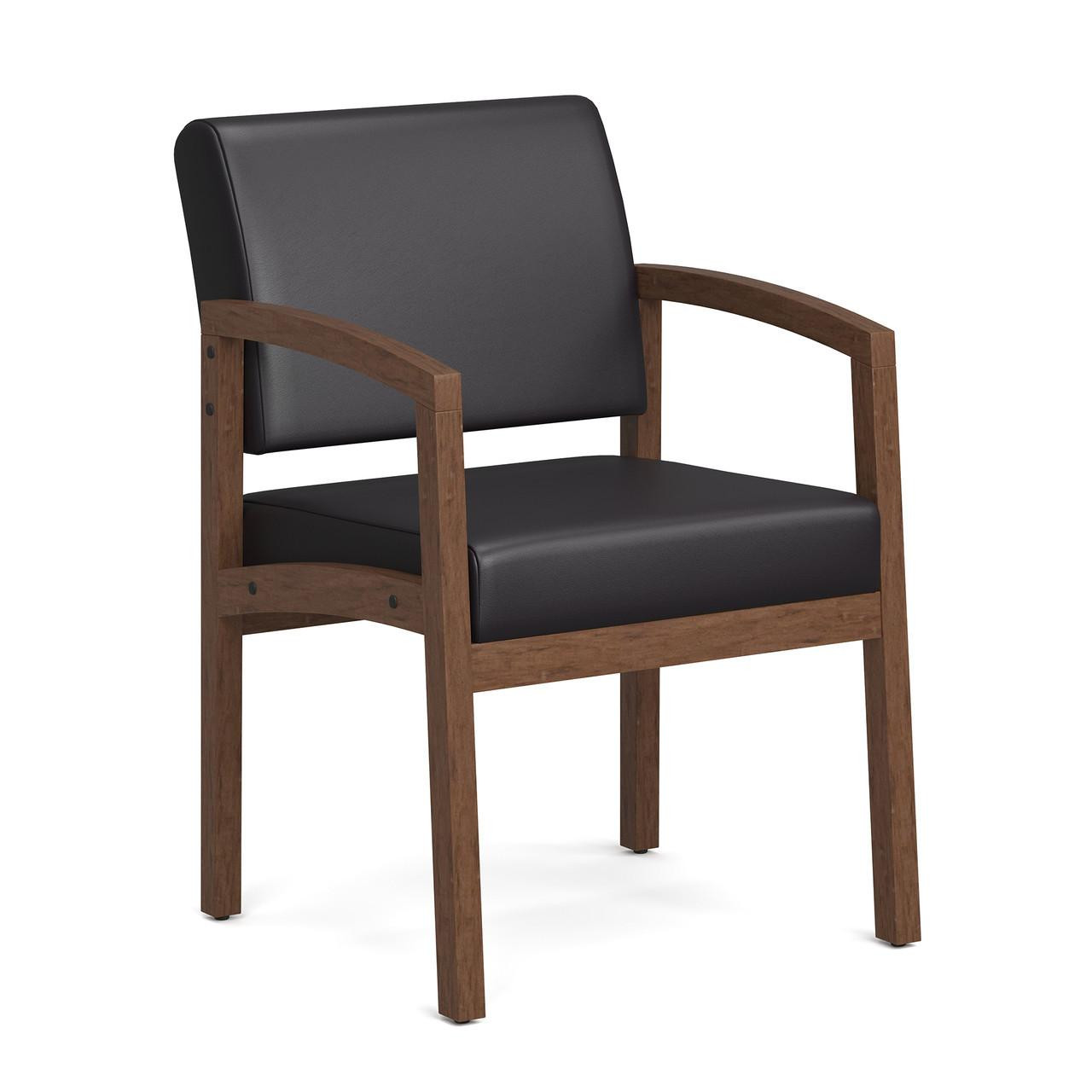 Office Source Baker Collection Wood Guest Chair with Arms OSGS4020