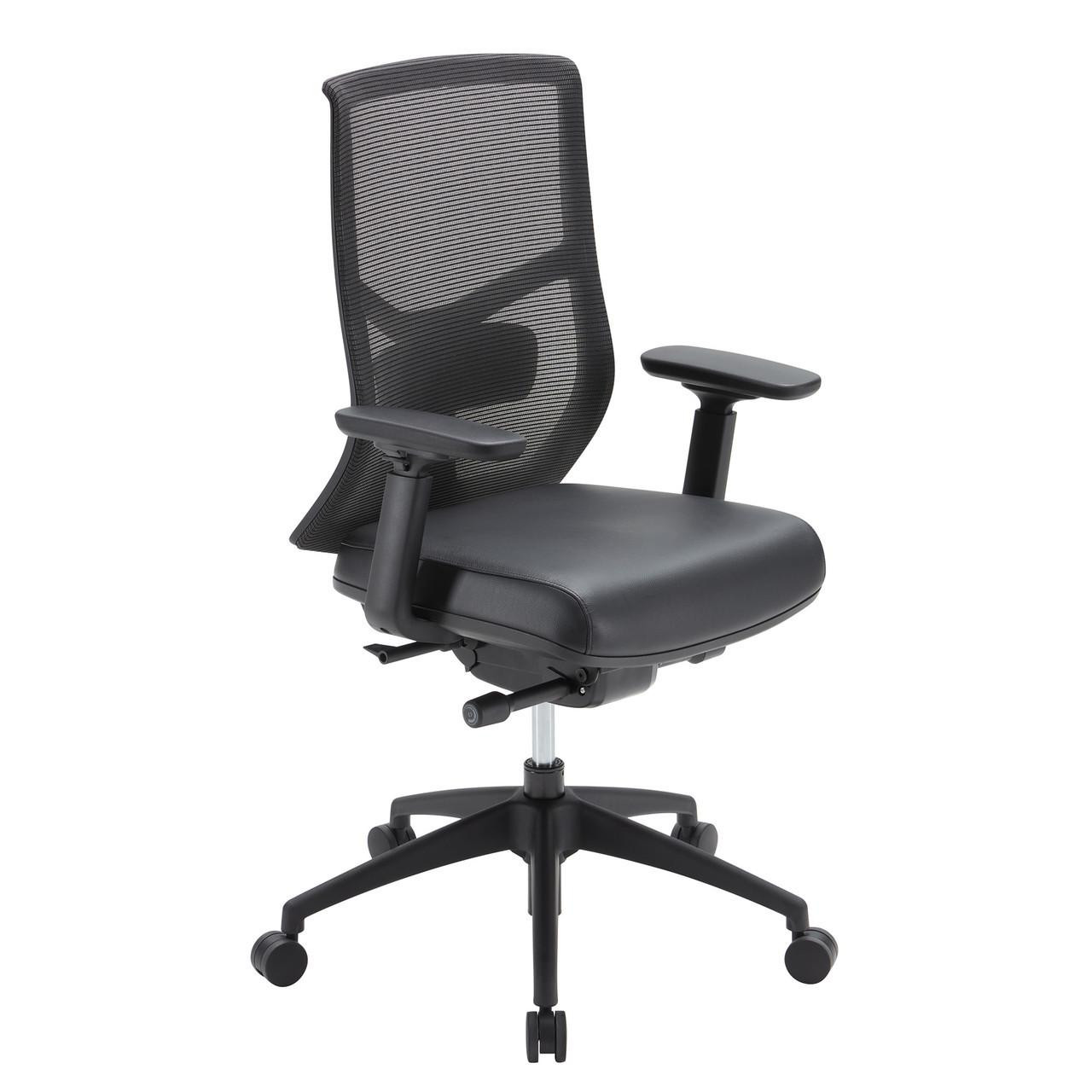 Office Source Starlight High Back Luxe Task Chair with Seat Slider