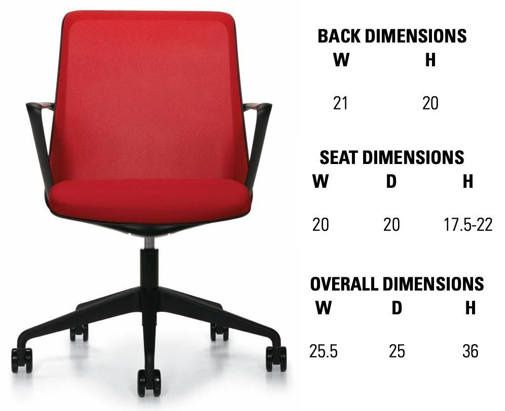 Global Prefer Multi-Task Chair 8458