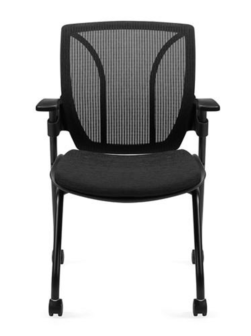 Global Roma Mesh Back Flip Seat Nesting Chair 1899