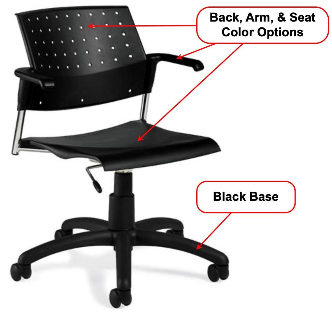 Global Sonic Low Back Task Chair 6567