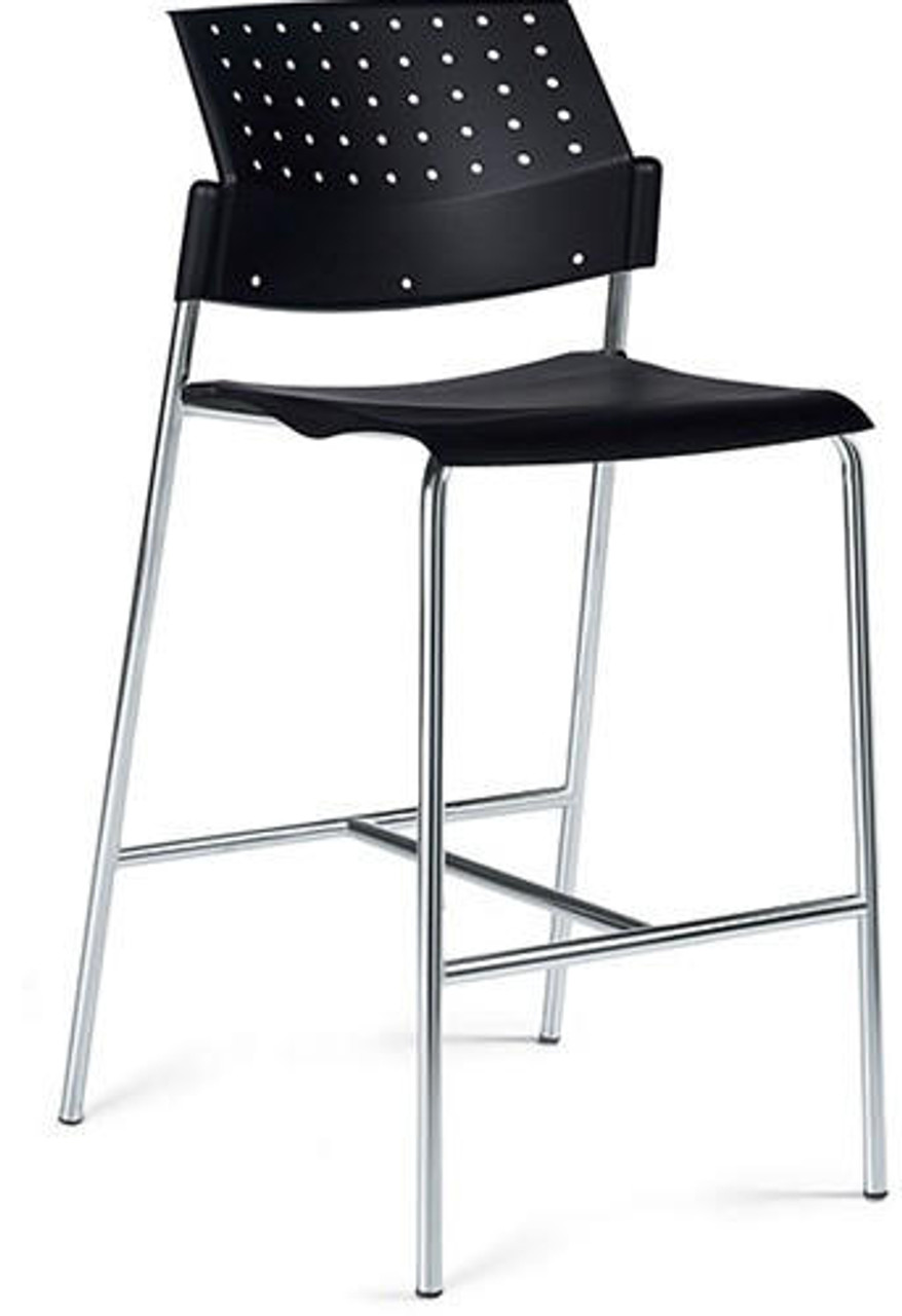 Global Sonic Armless Modern Bar Stool 6558