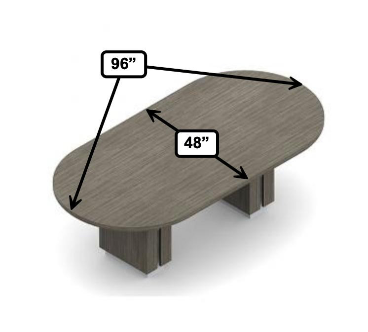 Global Zira Series Racetrack Conference Table