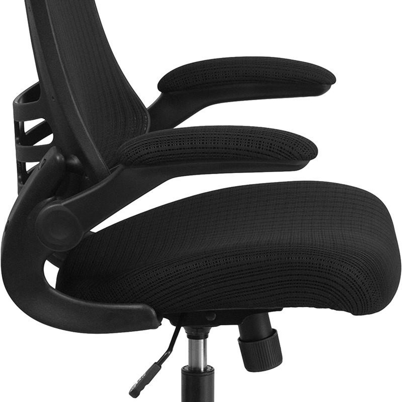 Flash Furniture High-Back Black Mesh Ergonomic Office Chair with 