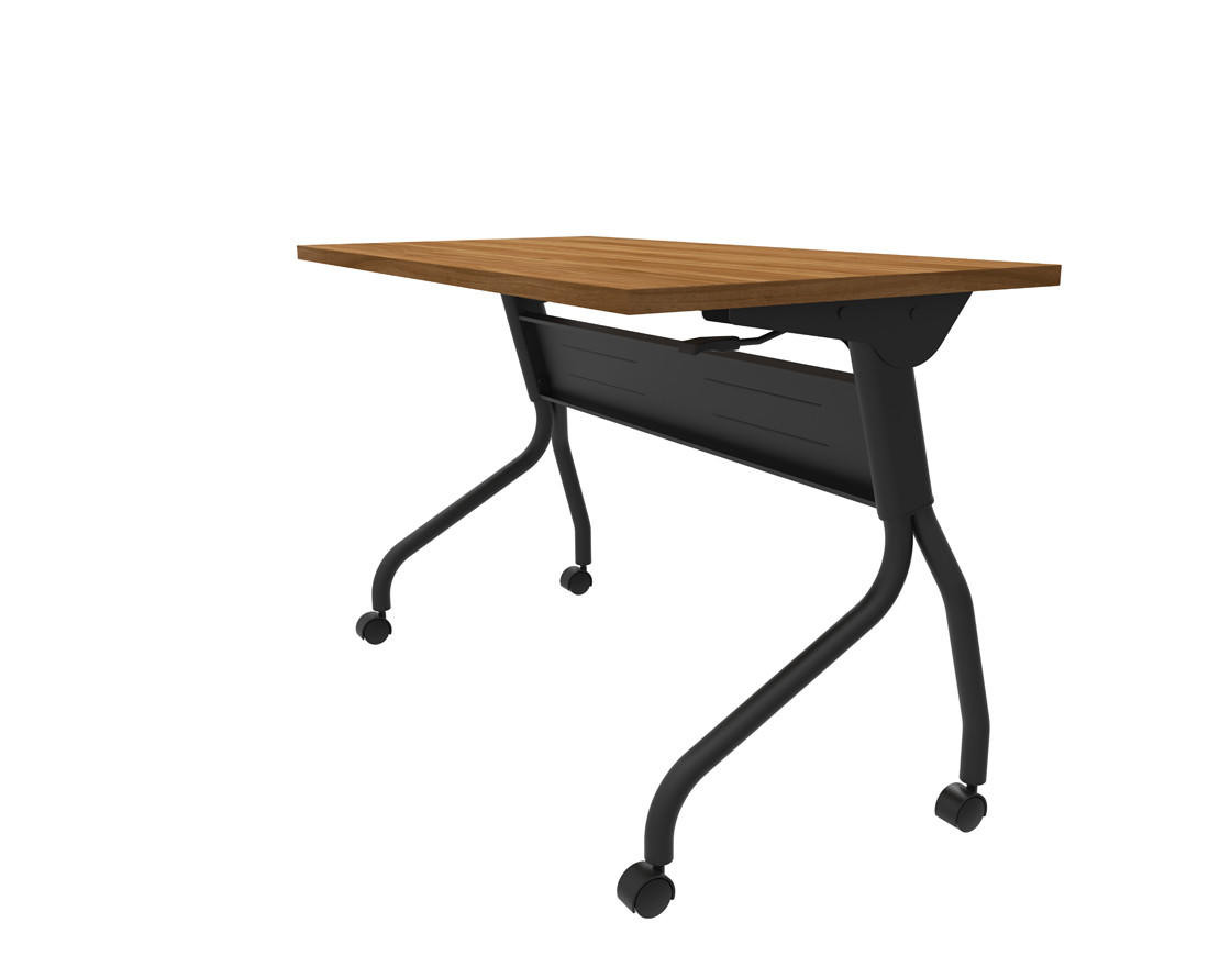 Offices To Go Superior Laminate 5' x 2' Mobile Flip Top Nesting Table