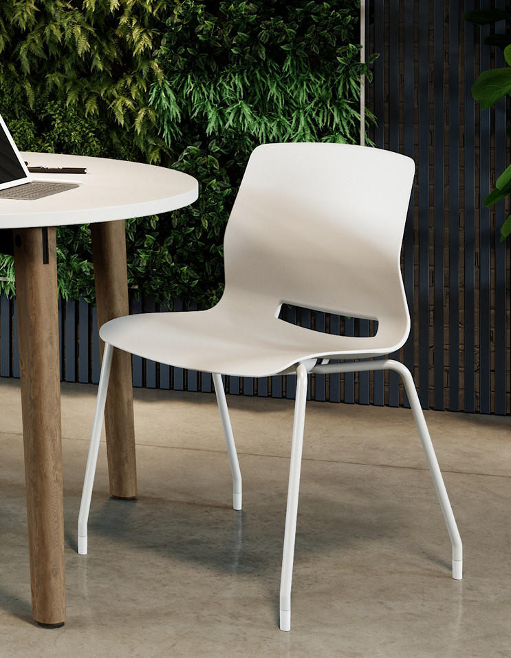 KFI IMME Stackable Polypropylene Guest Chair 2700