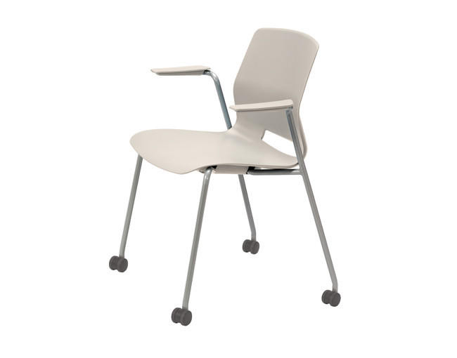 KFI IMME Polypropylene Training Room Chair with Arms