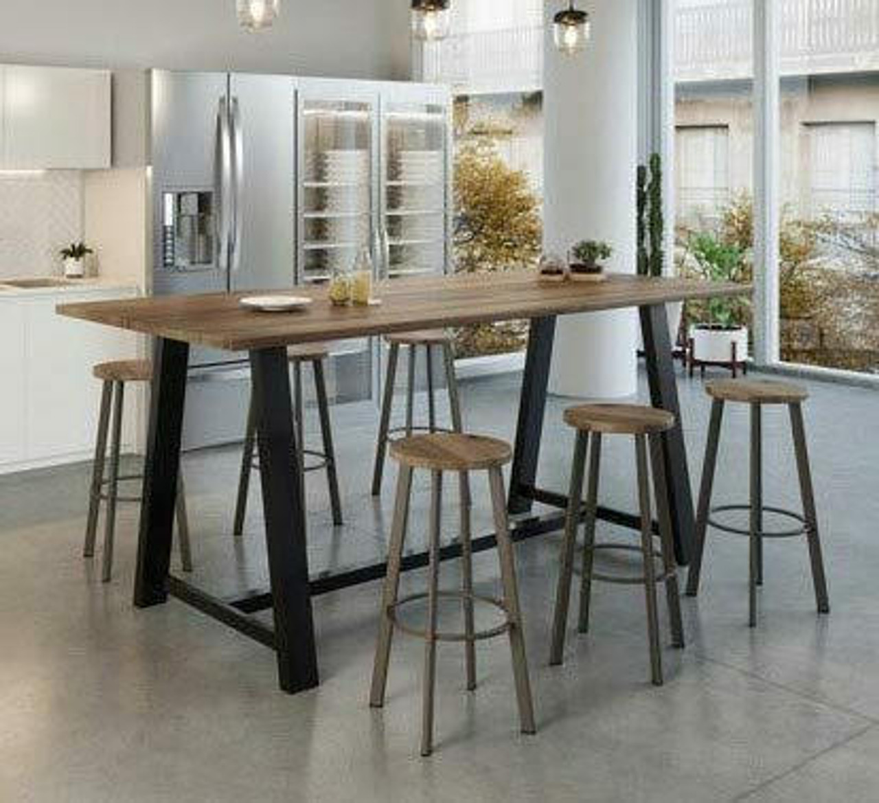 NEIGHBORHOOD × HXO / W-MODULAR TABLE SET Spring Haven Dark Adjustable Height Game Table Set ECI