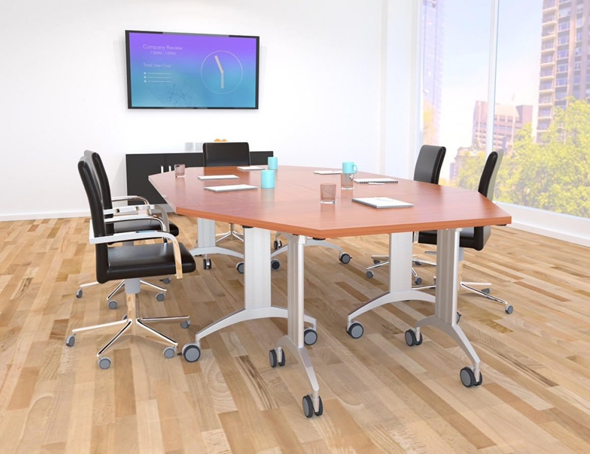 Special-T Link 4 Piece Modular Conference and Training Table Set