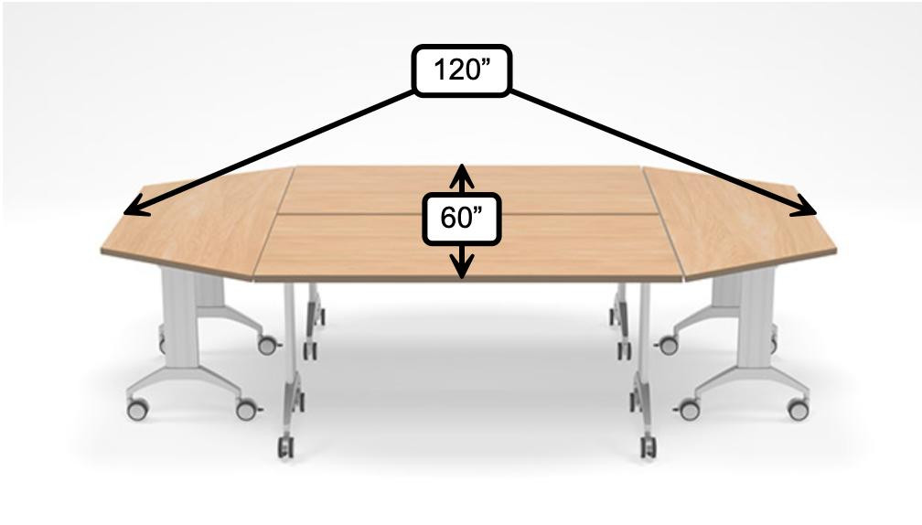 Special-T Link 4 Piece Modular Conference and Training Table Set