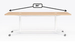 KFI Studios KFI Vaux 7' Rounded Edge Rectangular Conference Table (Power Options!) 