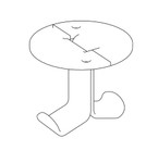 KFI Studios KFI Vaux 7' Rounded Edge Rectangular Counter Height Conference Table (Power Options!) 