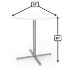 Safco Products Safco Jurni Bistro Table with Round Top 