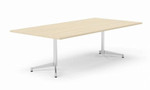 Global Total Office Global 48" x 96" Rectangular Conference Table with Metal Base GCT8WR (Available with Power!) 