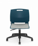 Global Total Office Global Popcorn Armless Task Chair with Upholstered Seat 6743 