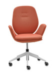  Eurotech Seating Centrik Contemporary Office Chair with White Frame 