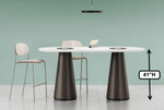 KFI Studios KFI Ember Standing Height Conference Table (Available with Power!) 