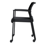  Office Source Oslo Stackable Mesh Back Side Chair 604MMF (Includes Casters!) 