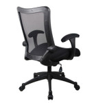  Office Source Plexus Collection Mesh Back Task Chair with Arms P11MBFSF 