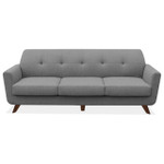  Office Source Partridge Collection Sofa with Dark Cherry Wood Legs 50621F 