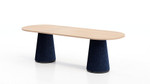 KFI Studios KFI Ember Contemporary Racetrack Conference Room Table (Size and Power Options!) 