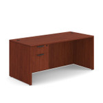  Office Source OS Laminate Collection 66" x 30" Suspended Pedestal Desk SGLHDPL102 