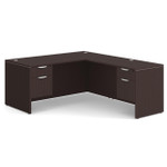  Office Source OS Laminate L-Shaped Desk DBLHLPL102 