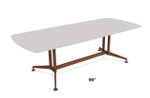  Special-T Zia Super Rectangular Dual Column Base Conference Room Table (Available with Power!) 